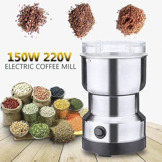 Nima Mini Electric Mixer Grinder - Stainless Steel Small Masala Spice Machine