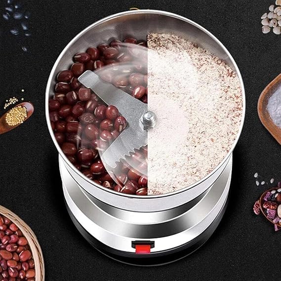 Nima Mini Electric Mixer Grinder - Stainless Steel Small Masala Spice Machine